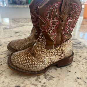 Toddler Roper boots size 5